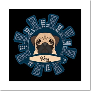 Best Novelty Gift Idea with Quote for Pug Lovers Posters and Art